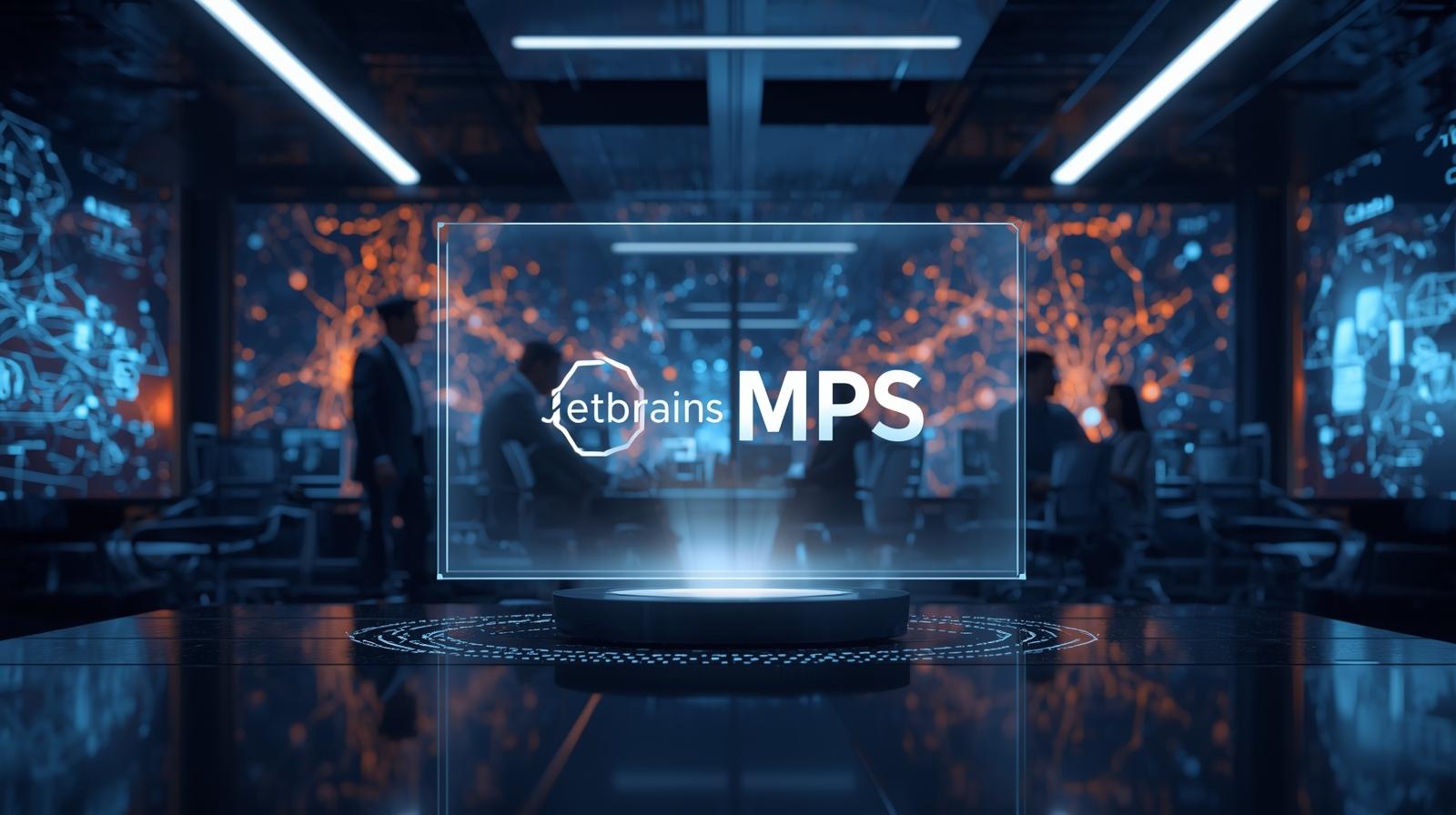 Engineers working in a futuristic digital lab with JetBrains MPS interface – TAMA Systems India, expert in model-driven development, AI workflow governance, and compliance DSL engineering for automotive and AI automation projects.